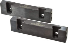 Snap Jaws - 6" Wide x 1.53" High x 0.73" Thick, Step Vise Jaw - Hard, Steel, Fixed Jaw, Compatible with 6" Vises - All Tool & Supply