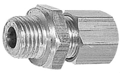 Legris - 10mm OD, Brass Male Connector - 330 Max Working psi, -40 to 210°F, Comp x Metric Thread Ends - All Tool & Supply