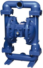 SandPIPER - 1-1/2" NPT, Metallic, Air Operated Diaphragm Pump - Buna-N Diaphragm, Aluminum Housing - All Tool & Supply