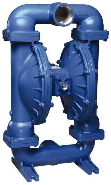 SandPIPER - 3" NPT, Metallic, Air Operated Diaphragm Pump - PTFE Diaphragm, Aluminum Housing - All Tool & Supply