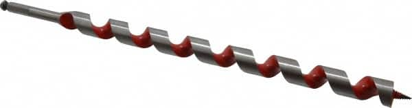 Milwaukee Tool - 1-1/16", 7/16" Diam Hex Shank, 18" Overall Length with 15" Twist, Ship Auger Bit - All Tool & Supply