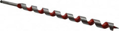 Milwaukee Tool - 1-1/16", 7/16" Diam Hex Shank, 18" Overall Length with 15" Twist, Ship Auger Bit - All Tool & Supply