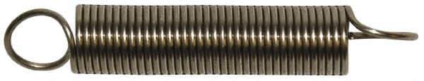 Gardner Spring - 0.18" OD, 5.66" Max Ext Len, 0.018" Wire Diam Spring - 0.3476 Lb/In Rating, 0.12166 Lb Init Tension - All Tool & Supply