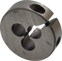 Interstate - #2-56 UNC Thread, 13/16" Outside Diam High Speed Steel Round Die - Right Hand Thread, Adjustable - Exact Industrial Supply