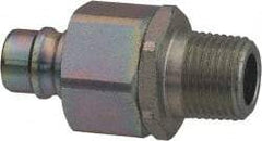 Parker - 1 Thread Stainless Steel Hydraulic Hose MPT Fitting - 2,000 psi - All Tool & Supply