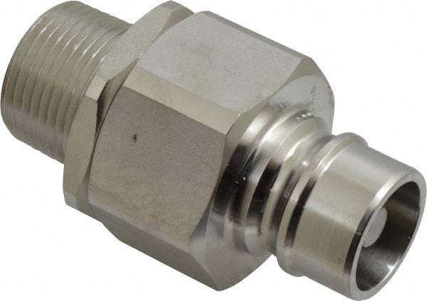 Parker - 3/4 Thread Stainless Steel Hydraulic Hose MPT Fitting - 2,000 psi - All Tool & Supply