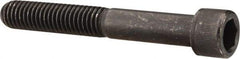 Value Collection - 7/16-14 UNC Hex Socket Drive, Socket Cap Screw - Alloy Steel, Black Oxide Finish, Partially Threaded, 3-1/4" Length Under Head - All Tool & Supply