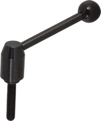 J.W. Winco - 1/2-13, Steel Threaded Stud Adjustable Clamping Handle - 4.88" OAL, 2.17" High - All Tool & Supply