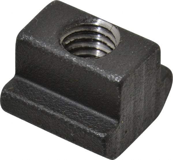 HALDER - M5 Tapped Through T Slot Nut - 5.6mm Slot Width, 10 x 4mm Base Width x Height, 10 x 8mm OAL x Height - All Tool & Supply