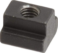 HALDER - M6 Tapped Through T Slot Nut - 7.6mm Slot Width, 13 x 6mm Base Width x Height, 13 x 10mm OAL x Height - All Tool & Supply