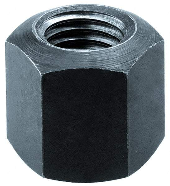 Gibraltar - M6, Steel, Black Phosphate Coated, Right Hand Spherical Fixture Nut - 10mm Wide Across Flats, 9mm High, 9mm Radius - All Tool & Supply