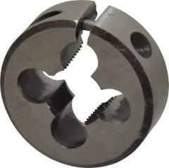 Interstate - 1/8-27 NPT Thread, Round Pipe Die - 1" Outside Diam, High Speed Steel - Exact Industrial Supply