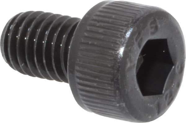 Value Collection - M5x0.80 Metric Coarse Hex Socket Drive, Socket Cap Screw - Grade 12.9 Alloy Steel, Black Oxide Finish, Fully Threaded, 8mm Length Under Head - All Tool & Supply