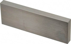 Mitutoyo - 4" Rectangular Steel Gage Block - Accuracy Grade AS-1, Includes Certificate of Inspection - All Tool & Supply