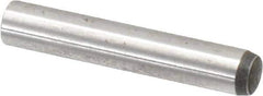 Value Collection - 6mm Diam x 35mm Pin Length Alloy Steel Standard Dowel Pin - C 58-62 Hardness, 13,300 Lb Breaking Strength, 1 Rounded End - All Tool & Supply