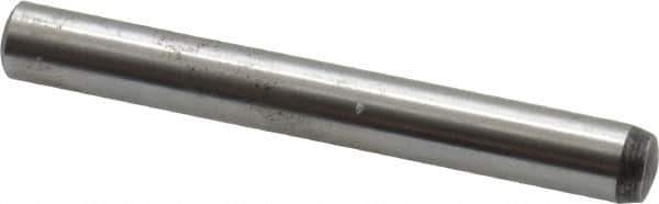 Value Collection - 6mm Diam x 50mm Pin Length Alloy Steel Standard Dowel Pin - C 58-62 Hardness, 13,300 Lb Breaking Strength, 1 Rounded End - All Tool & Supply