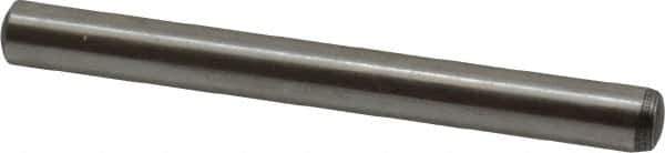 Value Collection - 6mm Diam x 60mm Pin Length Alloy Steel Standard Dowel Pin - C 58-62 Hardness, 13,300 Lb Breaking Strength, 1 Rounded End - All Tool & Supply