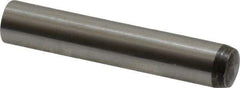 Value Collection - 8mm Diam x 45mm Pin Length Alloy Steel Standard Dowel Pin - C 58-62 Hardness, 23,700 Lb Breaking Strength, 1 Rounded End - All Tool & Supply