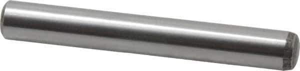 Value Collection - 8mm Diam x 60mm Pin Length Alloy Steel Standard Dowel Pin - C 58-62 Hardness, 23,700 Lb Breaking Strength, 1 Rounded End - All Tool & Supply