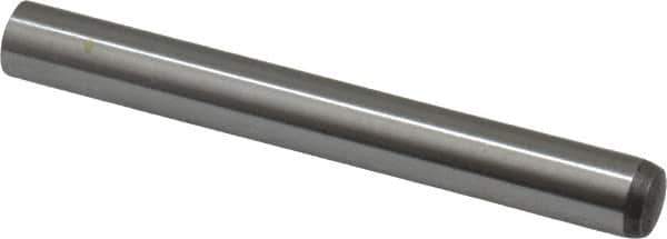 Value Collection - 8mm Diam x 70mm Pin Length Alloy Steel Standard Dowel Pin - C 58-62 Hardness, 23,700 Lb Breaking Strength, 1 Rounded End - All Tool & Supply