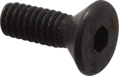 Value Collection - #1-72 UNF Hex Socket Drive, 82° Flat Screw - Alloy Steel, Black Oxide Finish, Fully Threaded, 1/4" OAL - All Tool & Supply