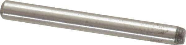 Value Collection - 3/32" Diam x 7/8" Pin Length Alloy Steel Standard Dowel Pin - C 50-58 Hardness, 1,800 Lb Breaking Strength, 1 Beveled & 1 Rounded End - All Tool & Supply