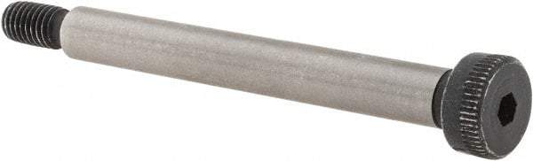 Value Collection - 6mm Shoulder Diam x 50mm Shoulder Length, M5x0.8 Metric Coarse, Hex Socket Shoulder Screw - 12.9 Alloy Steel, Uncoated, 4.32 to 4.5mm Head Height x 9.78 to 10mm Head Diam - All Tool & Supply