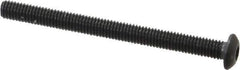 Value Collection - #10-32 UNF Hex Socket Drive, Button Screw - Alloy Steel, Black Oxide Finish, Fully Threaded, 2-1/4" Length Under Head - All Tool & Supply