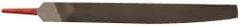 Simonds File - 10" Long, Smooth Cut, Knife American-Pattern File - Double Cut, Tang - All Tool & Supply