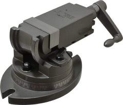 Wilton - 2" Jaw Width, 2" Jaw Opening Capacity, 2-Way Angle Swivel Machine Vise - Manual Operation, 1 Station, 8-29/32" Long x 5" High x 15/16" Deep, Alloy Steel - All Tool & Supply