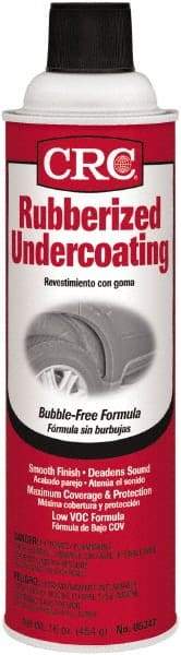 CRC - 20 oz Black Automotive Rubberized Coating - Comes in Can - All Tool & Supply