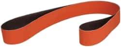 3M - 2" Wide x 60" OAL, 36 Grit, Ceramic Abrasive Belt - Ceramic, Very Coarse, Coated, YF Weighted Cloth Backing, Wet/Dry, Series 984F - All Tool & Supply