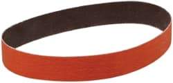 3M - 1-1/2" Wide x 18-15/16" OAL, 80 Grit, Ceramic Abrasive Belt - Ceramic, Medium, Coated, YF Weighted Cloth Backing, Wet/Dry, Series 777F - All Tool & Supply