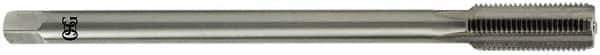 OSG - M10x1.00 Metric Fine 4 Flute H4 Bright Finish Solid Carbide Hand Extension Tap - Bottoming Chamfer, 5-29/32" OAL, Series 356 - All Tool & Supply