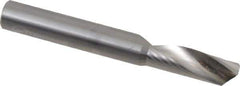 Onsrud - 3/8" Cutting Diam x 1-1/8" Length of Cut, 1 Flute, Upcut Spiral Router Bit - Uncoated, Right Hand Cut, Solid Carbide, 3" OAL x 3/8" Shank Diam, Single Edge, 22° Helix Angle - All Tool & Supply