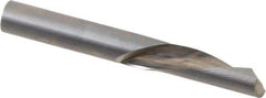 Onsrud - 3/8" Cutting Diam x 1-1/8" Length of Cut, 1 Flute, Downcut Spiral Router Bit - Uncoated, Right Hand Cut, Solid Carbide, 3" OAL x 3/8" Shank Diam, Single Edge, 22° Helix Angle - All Tool & Supply