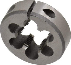 Interstate - 11/16-20 UNS Thread, 1-1/2" Outside Diam High Speed Steel Round Die - Right Hand Thread, Adjustable - Exact Industrial Supply