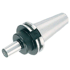 Iscar - CAT40 Outside Taper, JT33 Inside Taper, CAT to Jacobs Taper Adapter - 1-1/2" Projection, 1.752" Nose Diam, 0.0002" TIR - Exact Industrial Supply