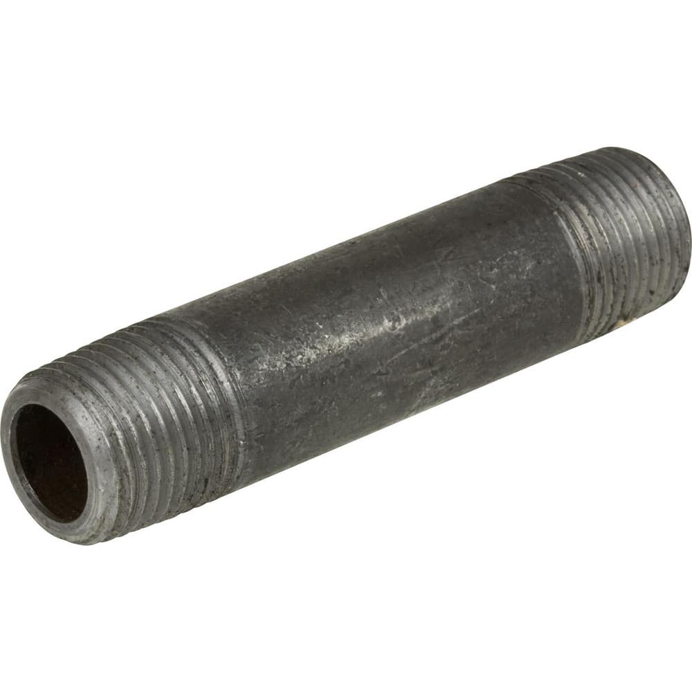 Black Pipe Nipples & Pipe; Thread Style: Threaded on Both Ends; Schedule: 40; Construction: Welded; Lead Free: No; Standards:  ™ASTM A53; ASTM ™A733;  ™ASME ™B1.20.1; Nipple Type: Threaded Nipple; Overall Length: 16.00