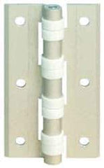 Sugatsune - 2-9/16" Long x 2-3/8" Wide x 9/64" Thick, Aluminum Cabinet Hinge - Aluminum, Aluminum Finish - All Tool & Supply