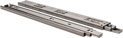 Sugatsune - 13-25/32" Slide Length, 14" Travel Length, Stainless Steel Ball Bearing Slide - 84 Lb Capacity at Full Extension - All Tool & Supply