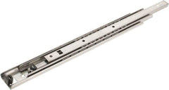 Sugatsune - 15-3/4" Slide Length, 17-1/8" Travel Length, Stainless Steel Ball Bearing Slide - 236 Lb Capacity at Full Extension - All Tool & Supply