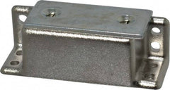 Sugatsune - 2-13/32" Long x 3/4" Wide x 3/4" High, Zinc Alloy Heavy Duty Magnetic Catch - Nickel Coated, 24.2 Magnetic Force, 1-11/16" Long Strike, 3/4" Wide Strike - All Tool & Supply