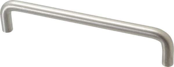 Sugatsune - 25/64" Handle Diam, Satin Finish Stainless Steel Drawer Pull - 1-3/8" Projection, 6" Center to Center, 316 Grade, 6-3/8" Wide - All Tool & Supply