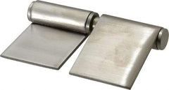 Sugatsune - 4" Long x 2-5/32" Wide x 15/32" Thick, Flag Hinge - Stainless Steel, Satin Finish - All Tool & Supply