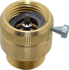 Watts - 125 Max psi, Brass, Hose Connection Vacuum Breaker - EPDM Seal, Stainless Steel Spring, FIP X Hose End Connections - All Tool & Supply