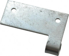 Made in USA - 1-3/4" Long x 1" Wide x 0.05" Thick, Keeper Hinge - Steel, Zinc Plated Finish - All Tool & Supply