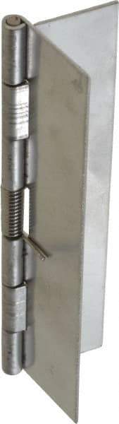 Value Collection - 3-1/2" Long x 1-1/2" Wide x 0.04" Thick, Spring Hinge - Stainless Steel - All Tool & Supply