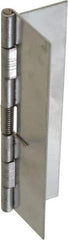 Value Collection - 3-1/2" Long x 1-1/2" Wide x 0.04" Thick, Spring Hinge - Stainless Steel - All Tool & Supply