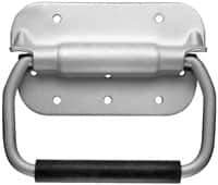 Value Collection - 4-3/4" Wide Plate x 2-3/4" High Plate, 4-3/8" Bail ID, Spring Loaded Chest Handle - 5.06" Wide x 4-3/8" High, Caustic Dipped & Alodine Finish - All Tool & Supply